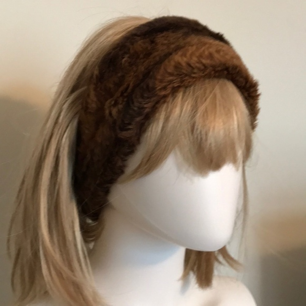 Turtle Fur - 4/$98 - ‘Fake fur headband’. Rare. OS. EUC.
